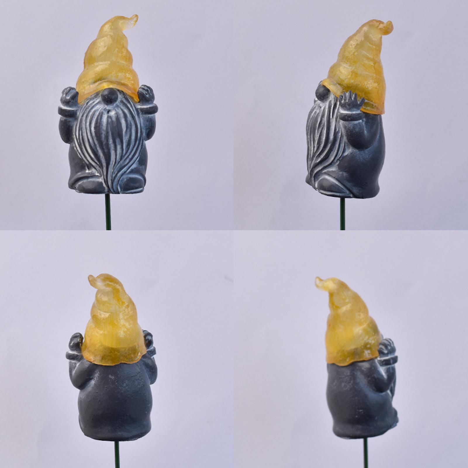 Resin Art Resin - เสาประดับตกแต่งสวน 3 ชิ้น ทำจากเรซิ่นเรืองแสง ของตกแต่งสวนกลางแจ้ง สำหรับสนามหญ้า