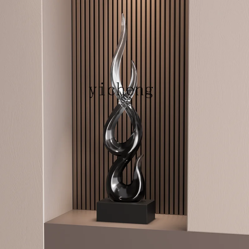 Resin Art Meaning - b11-7.1 ของตกแต่งระเบียงทรงเพรียวบาง หมายถึงงานประติมากรรมศิลปะที่ดีสำหรับห้องนั่งเล่น