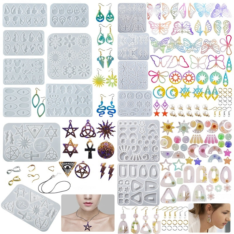 ต่างหูจี้ซิลิโคนแม่พิมพ์อีพ็อก - Resin Art Acrylic บทวิจารณ์และราคา