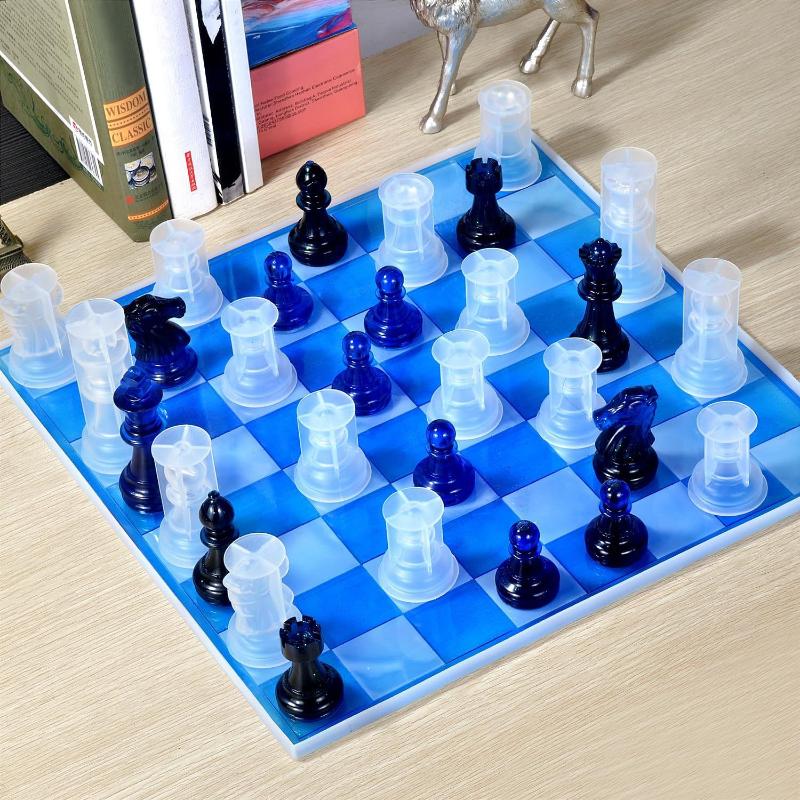 แม่พิมพ์ชุดหมากรุกเรซิ่น พร้อม - Resin Art Kit With Molds บทวิจารณ์และราคา