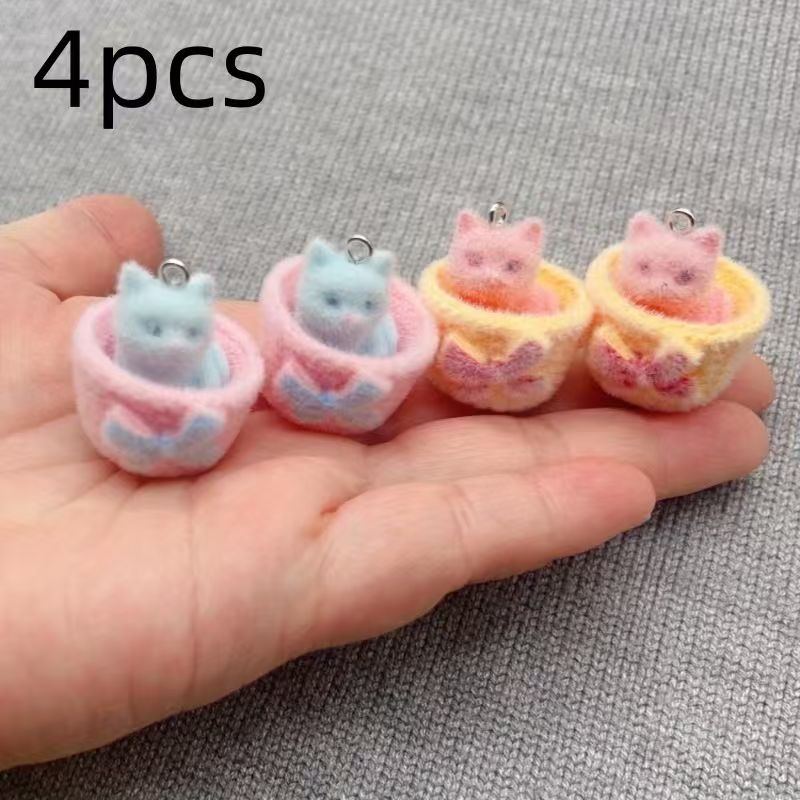 จี้แมวเรซิน 3D แบบนุ่ม 4 ชิ้น  - Resin Art Kits For Adults บทวิจารณ์และราคา
