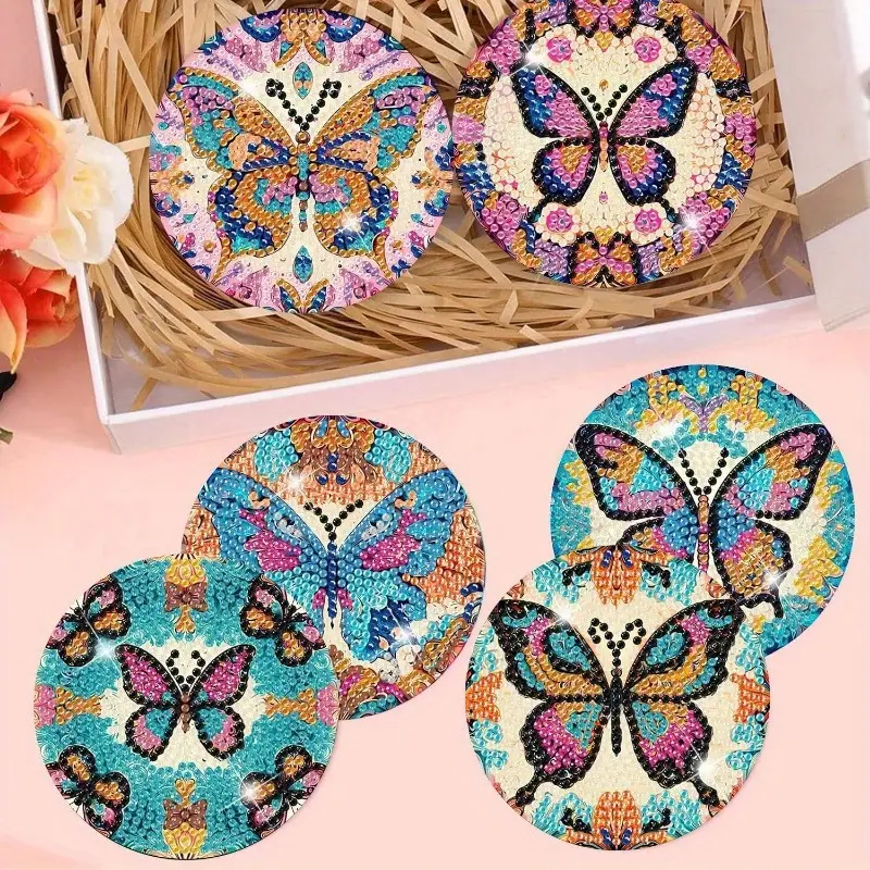 แผ่นรองแก้วลายเพชร 8 ชิ้น พร้อ - Resin Art For Beginner บทวิจารณ์และราคา