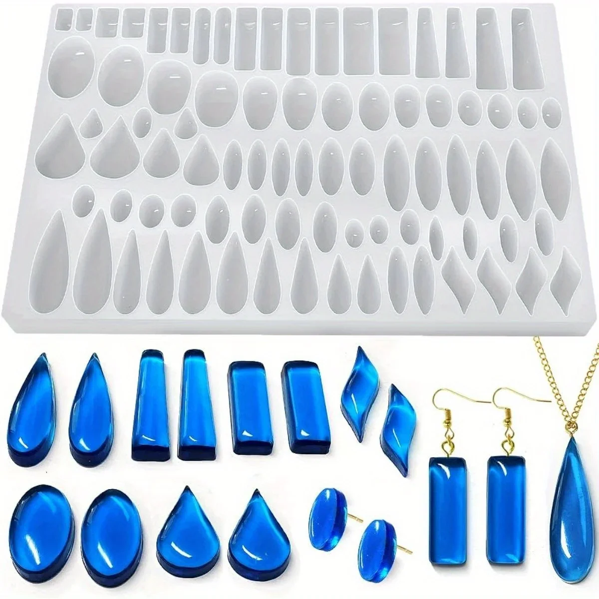 ต่างหูสตั๊ดแม่พิมพ์ซิลิโคน 41  - Resin Art Kit With Molds บทวิจารณ์และราคา