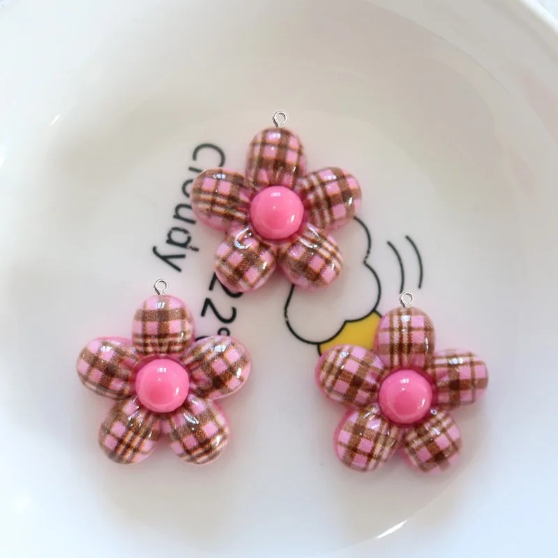 จี้เรซิ่นรูปดอกไม้หวานๆ 10 ชิ้ - Resin Art Resin บทวิจารณ์และราคา