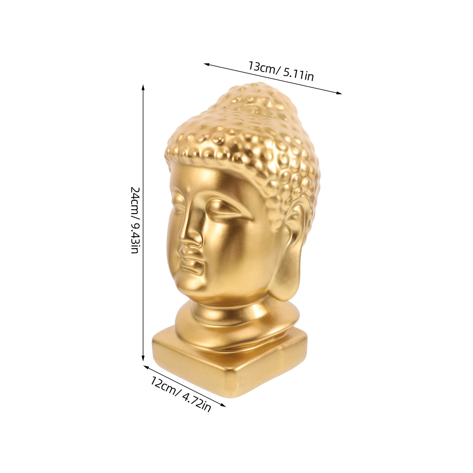 รูปปั้นศีรษะพระพุทธรูปเรซิน งา - Resin Art Resin บทวิจารณ์และราคา
