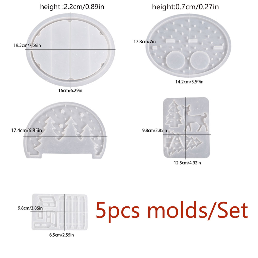 แม่พิมพ์ซิลิโคนสำหรับทำเชิงเที - Resin Art Kit With Molds บทวิจารณ์และราคา