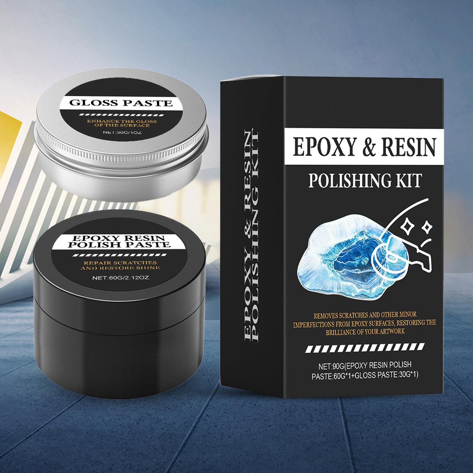 อีพ็อกซี่เรซิ่น ครีมขัดเงาแบบม - Resin Art Resin บทวิจารณ์และราคา