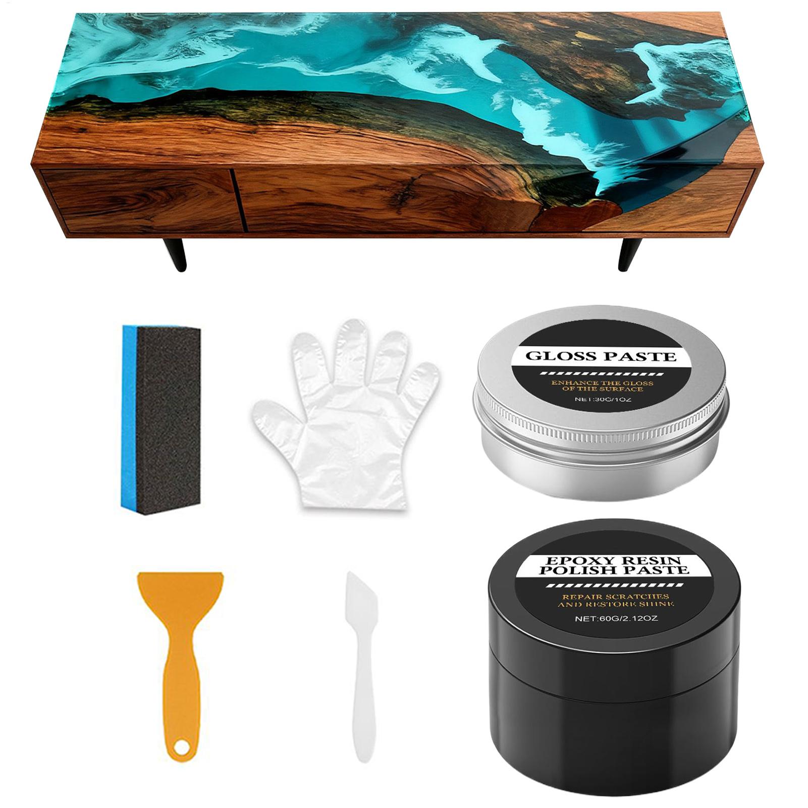 อีพ็อกซี่เรซิ่น ครีมขัดเงาแบบม - Resin Art Resin บทวิจารณ์และราคา