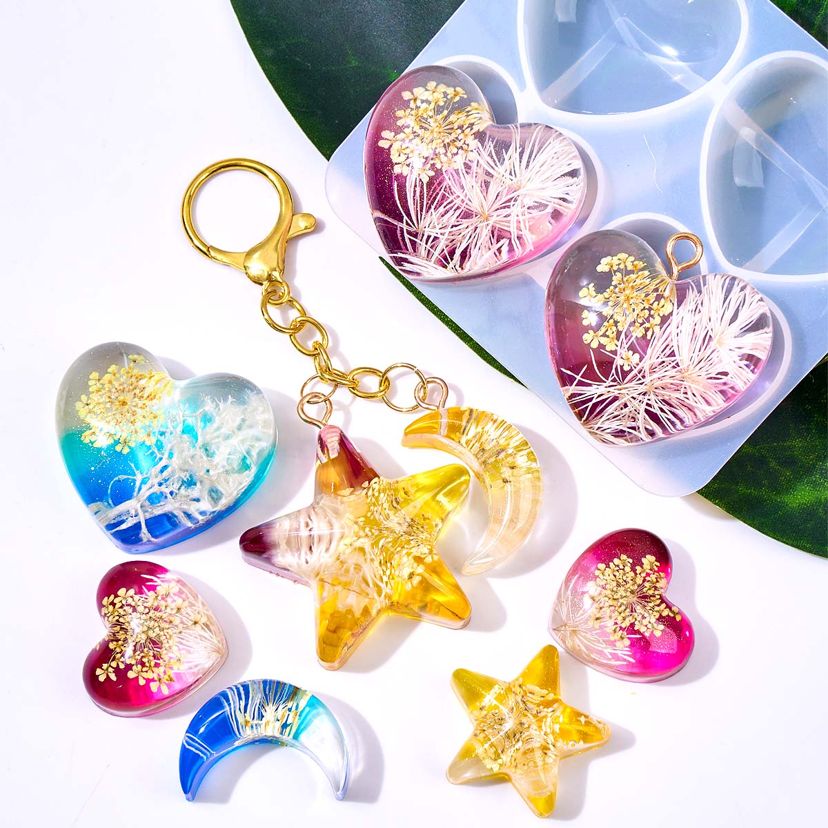 แม่พิมพ์ซิลิโคนรูปดาวหัวใจพระจ - Resin Art Acrylic บทวิจารณ์และราคา