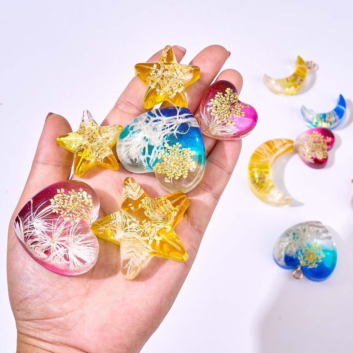แม่พิมพ์ซิลิโคนรูปดาวหัวใจพระจ - Resin Art Acrylic บทวิจารณ์และราคา