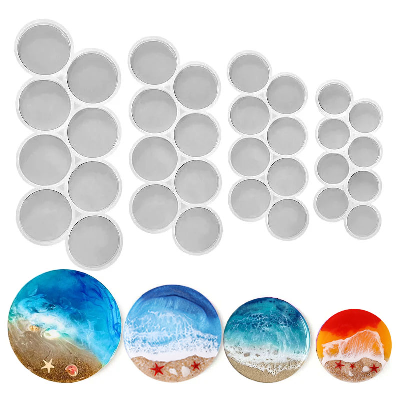 แม่พิมพ์ซิลิโคนวงกลมขนาด 1.25- - Resin Art Kit With Molds บทวิจารณ์และราคา