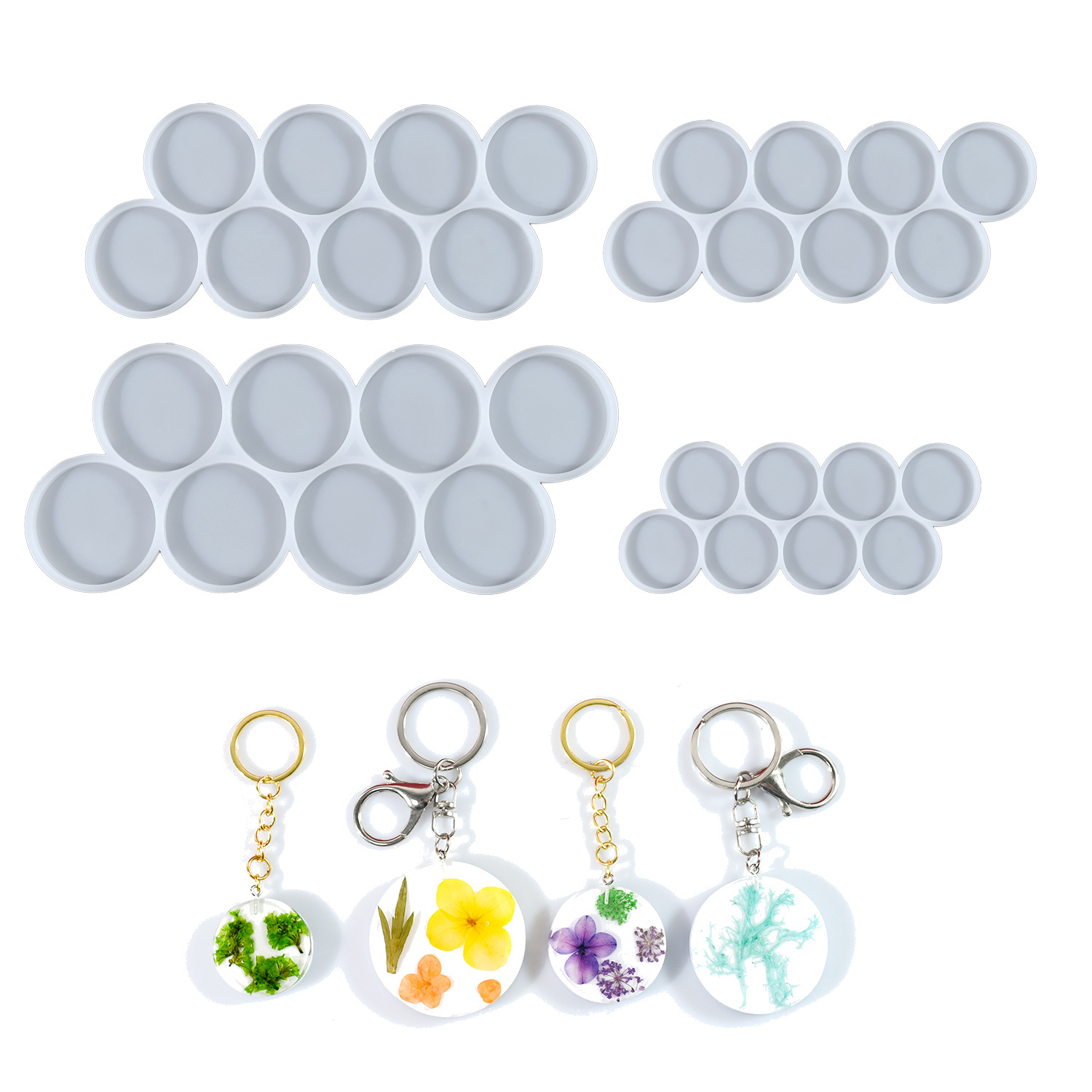 แม่พิมพ์ซิลิโคนวงกลมขนาด 1.25- - Resin Art Kit With Molds บทวิจารณ์และราคา