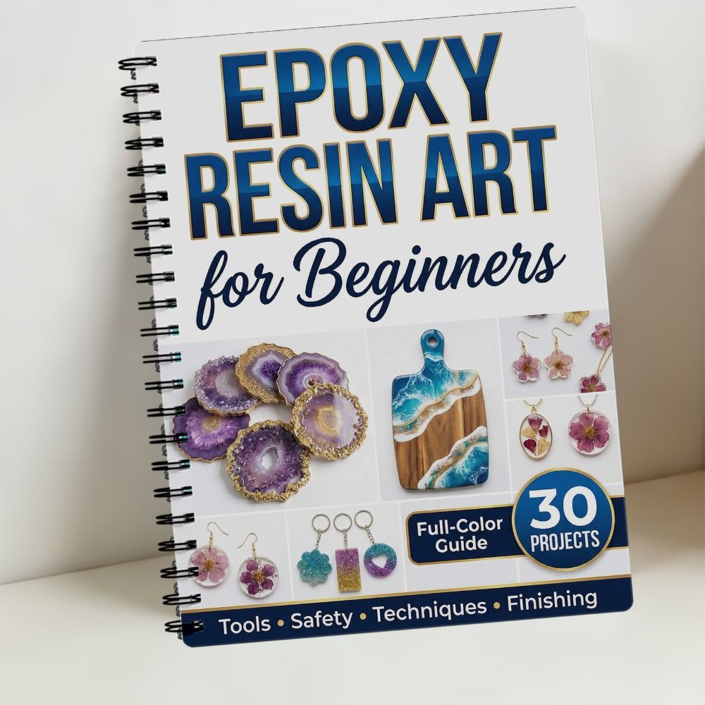 คู่มือศิลปะเรซินอีพ็อกซี่แบบที - Resin Art For Beginner บทวิจารณ์และราคา