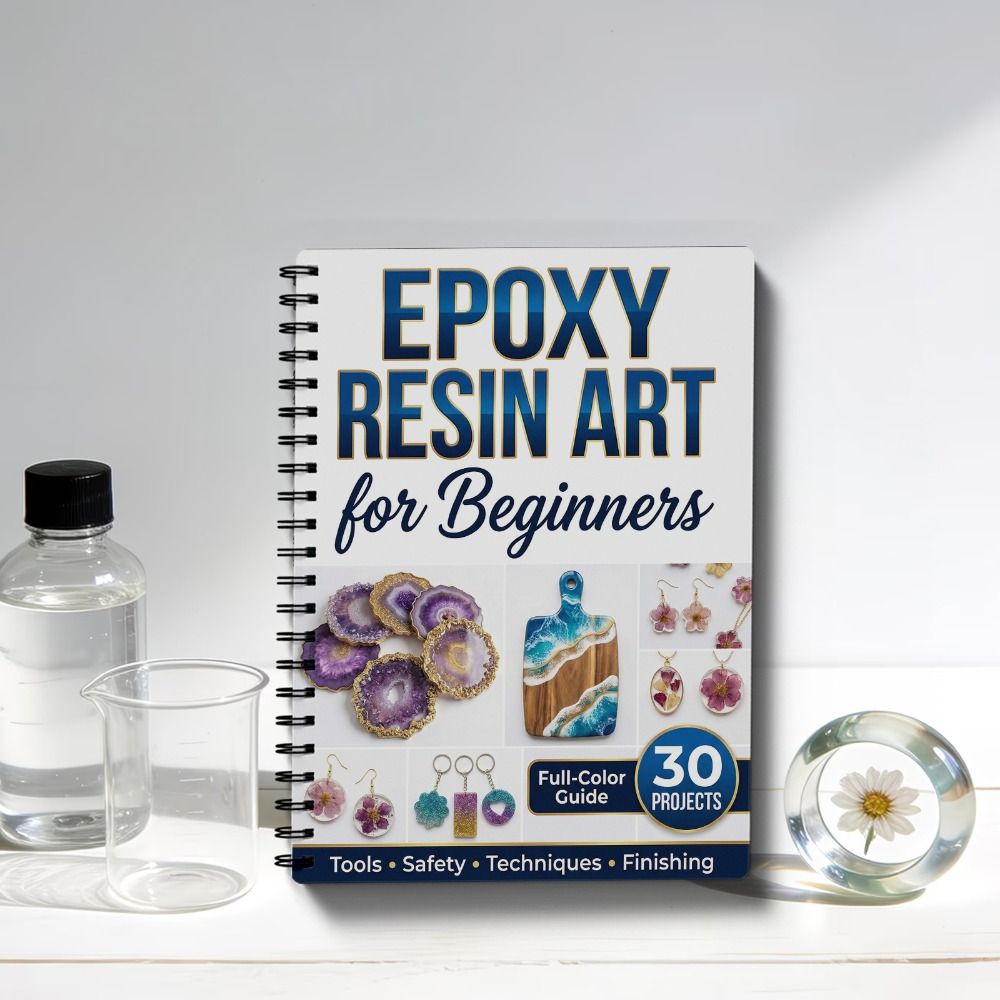 คู่มือศิลปะเรซินอีพ็อกซี่แบบที - Resin Art For Beginner บทวิจารณ์และราคา