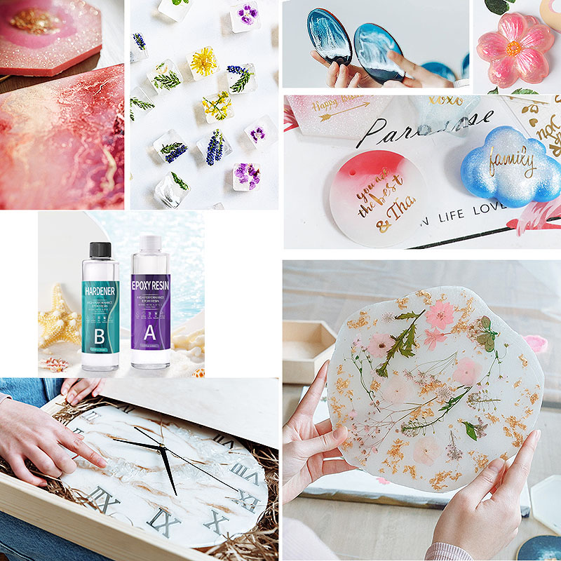 1:1 AB เรซิ่นอีพ็อกซี่คริสตัลก - Resin Art Acrylic บทวิจารณ์และราคา