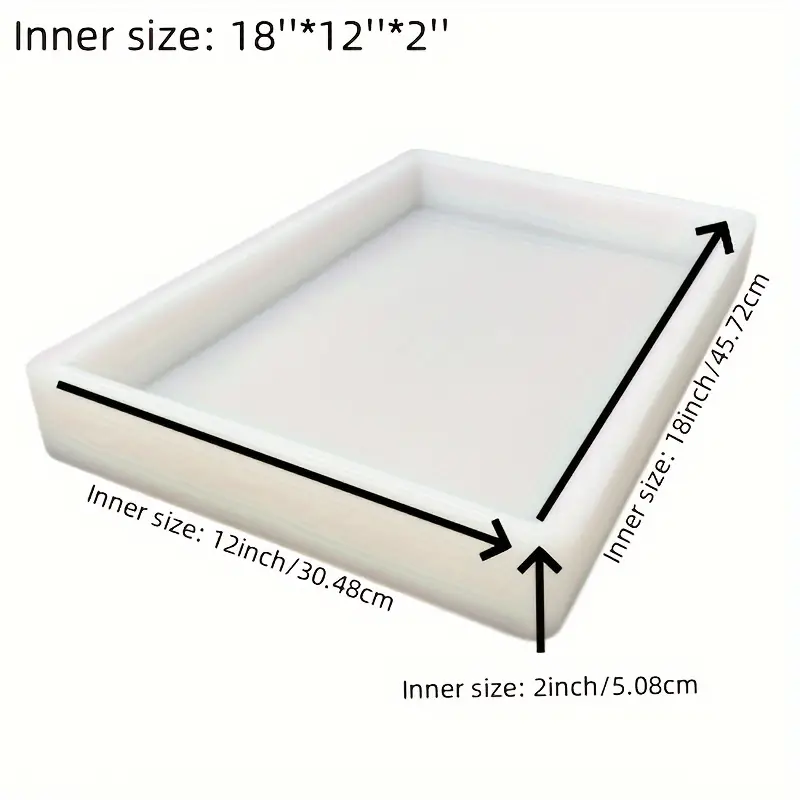 แม่พิมพ์ซิลิโคนขนาดใหญ่ 18*12* - Resin Art Kit With Molds บทวิจารณ์และราคา