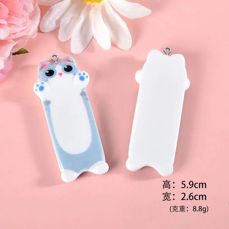 ชาร์มเรซิ่นรูปแมวน่ารัก 5 ชิ้น - Resin Art Pendant บทวิจารณ์และราคา