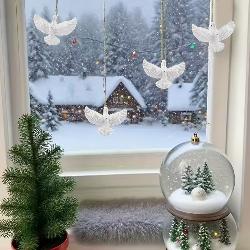 เครื่องประดับคริสต์มาสรูปนกพิร - Resin Art On Wall บทวิจารณ์และราคา