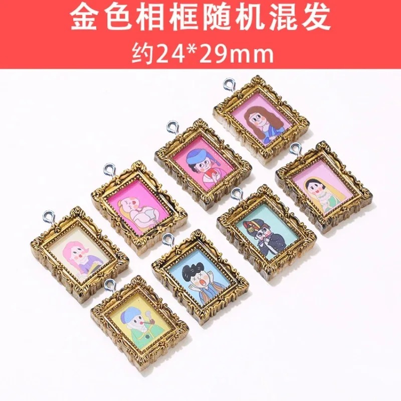 จี้รูปกรอบรูปเรซิ่นวินเทจแบบแบ - Resin Art Pendant บทวิจารณ์และราคา