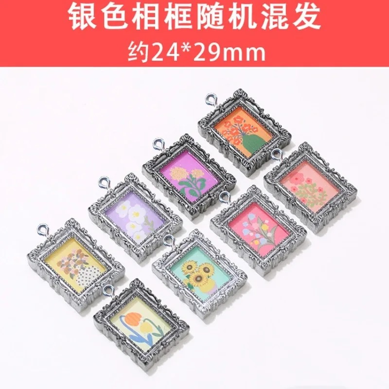 จี้รูปกรอบรูปเรซิ่นวินเทจแบบแบ - Resin Art Pendant บทวิจารณ์และราคา