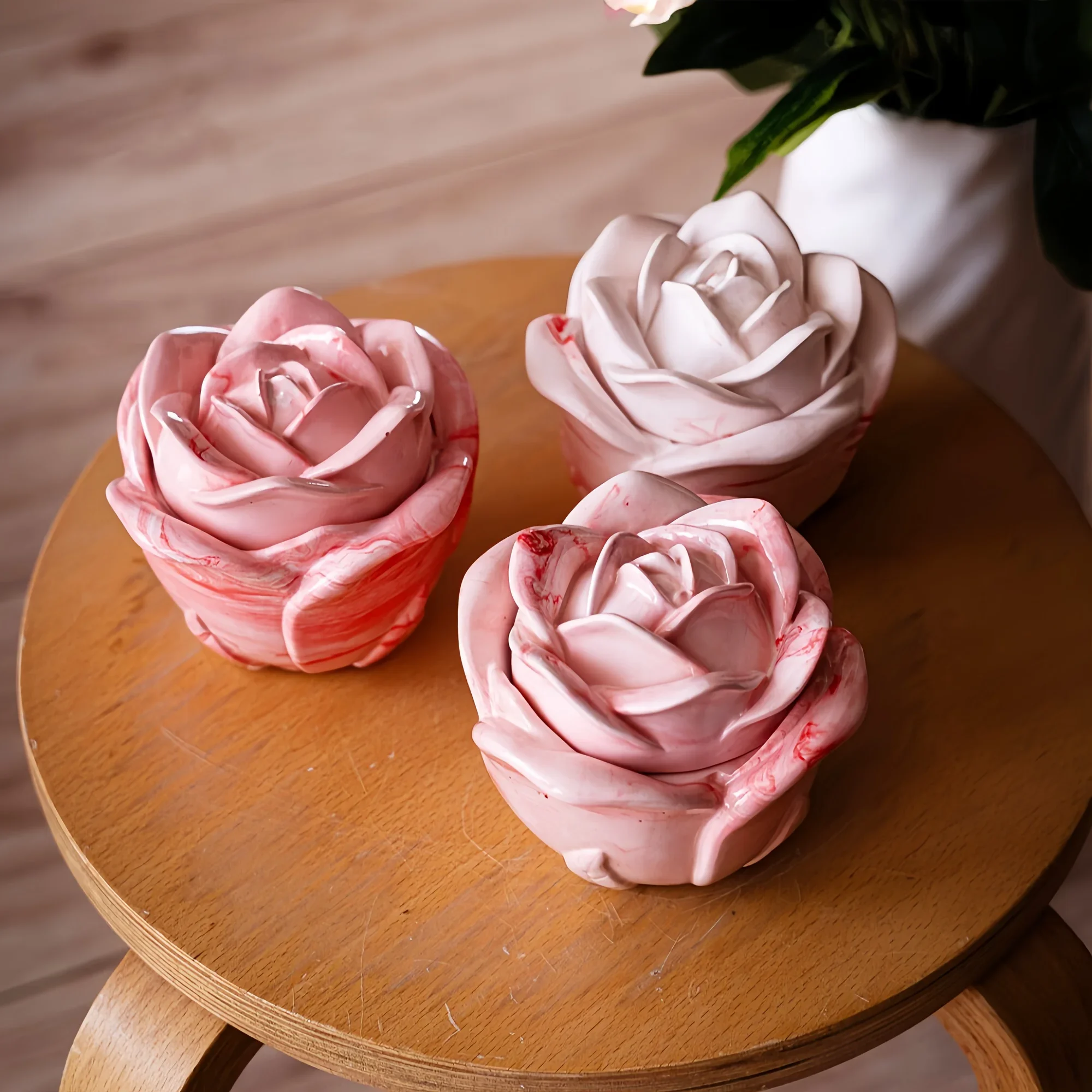 ชุดแม่พิมพ์ซิลิโคนรูปดอกกุหลาบ - Resin Art Kit With Molds บทวิจารณ์และราคา