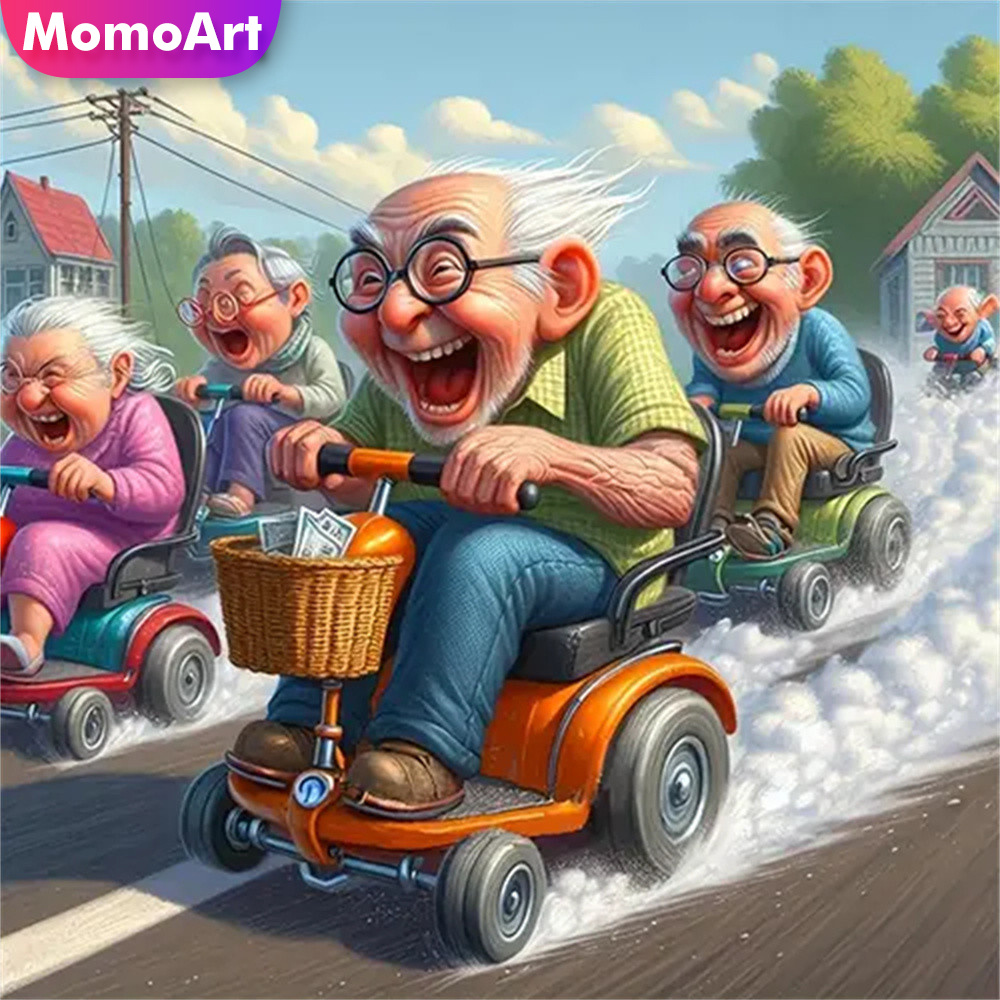 Momoart 5D DIY เพชรโมเสค Old M - Resin Art On Wall บทวิจารณ์และราคา