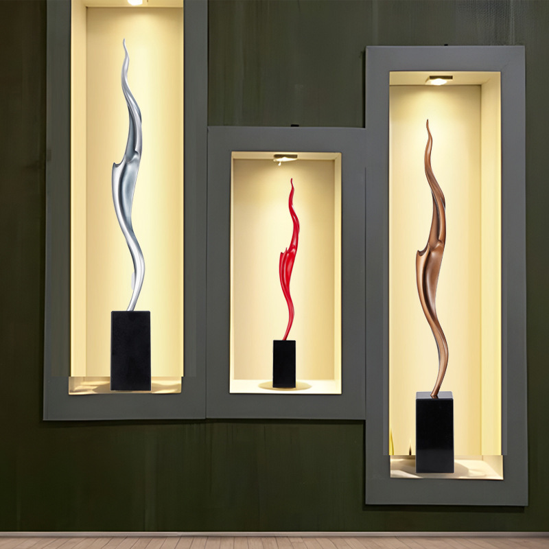 ประติมากรรมศิลปะนามธรรม รูปทรง - Resin Art Meaning บทวิจารณ์และราคา