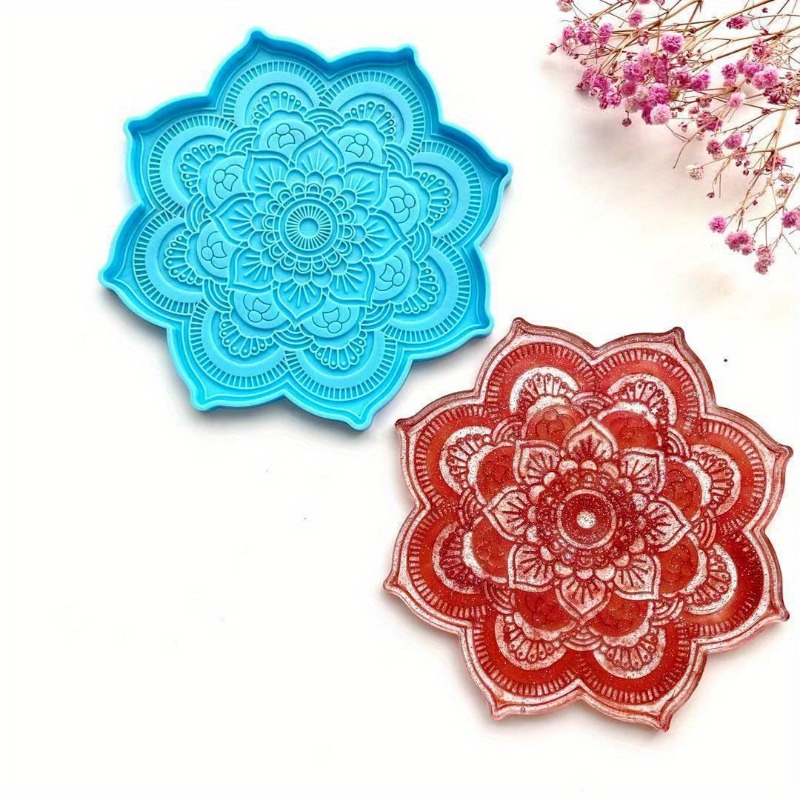Mandala Coaster แม่พิมพ์ซิลิโค - Resin Art Kit With Molds บทวิจารณ์และราคา