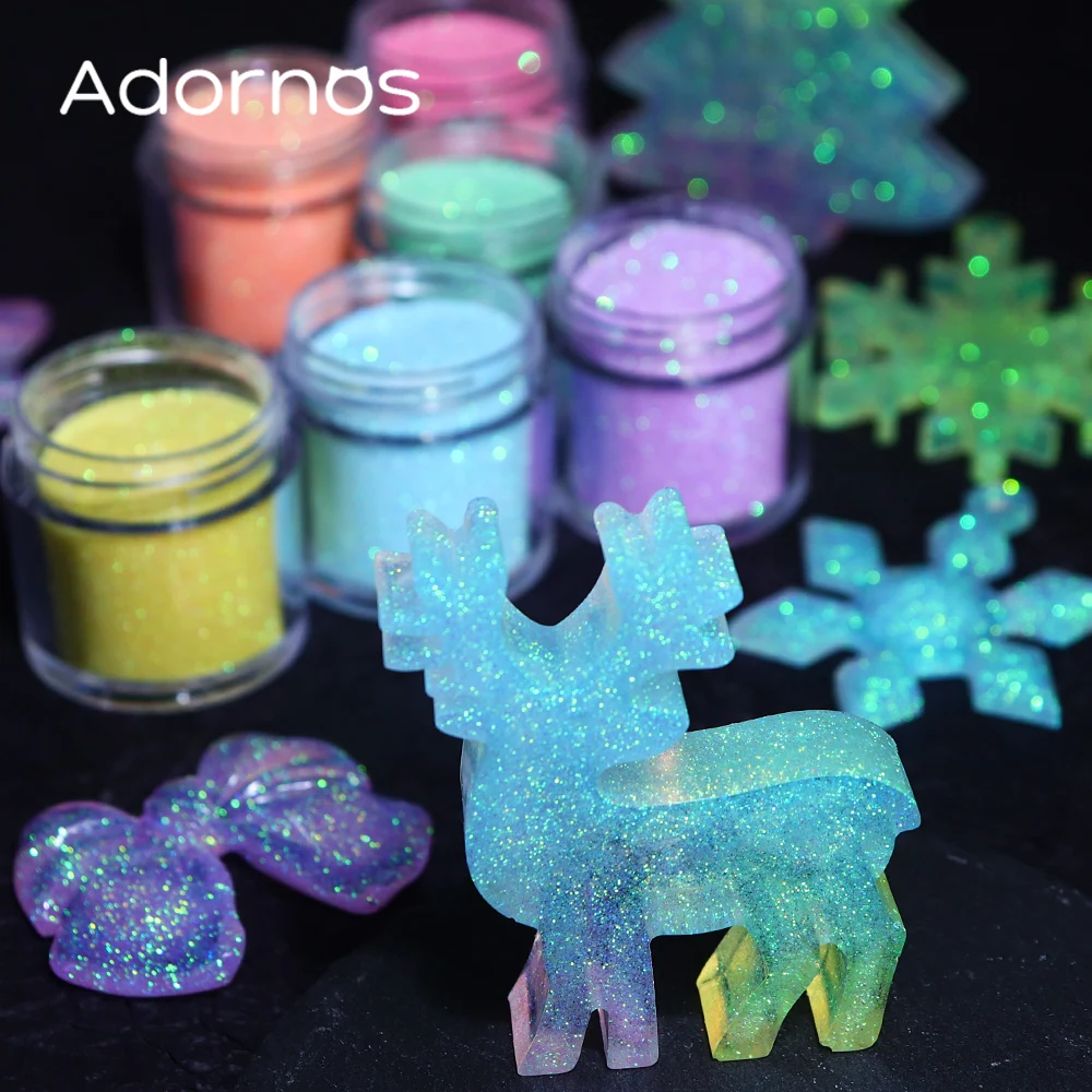 สีรุ้ง Glitter น้ําตาลผงอีพ็อก - Resin Art Acrylic บทวิจารณ์และราคา