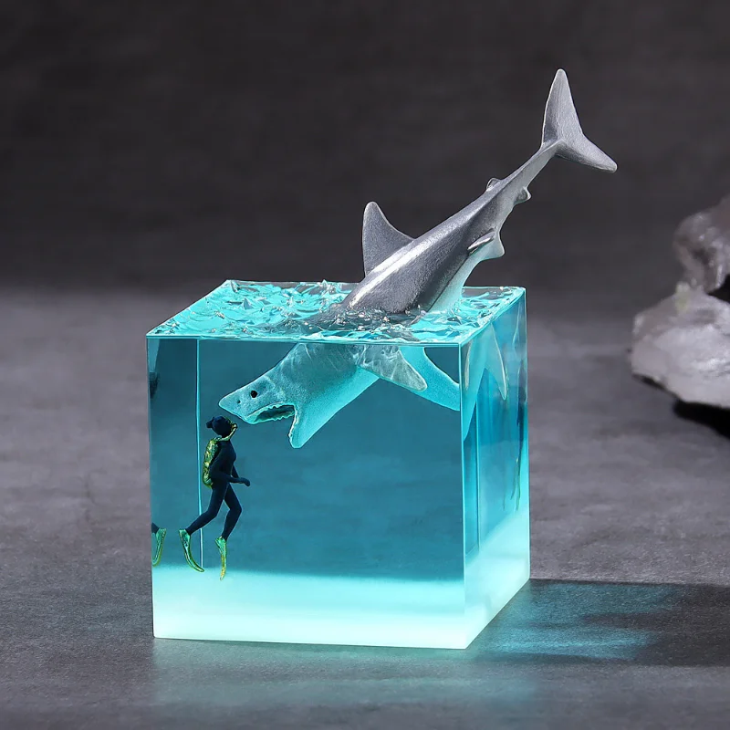 Ocean เรซิ่นปลาวาฬปลาวาฬหลังค่ - Resin Art Ocean บทวิจารณ์และราคา