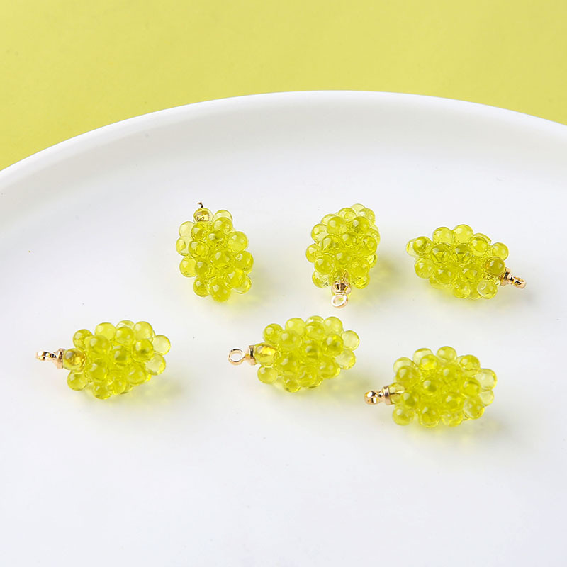 จี้เรซินรูปองุ่นน่ารัก 6 ชิ้น  - Resin Art Kits For Adults บทวิจารณ์และราคา