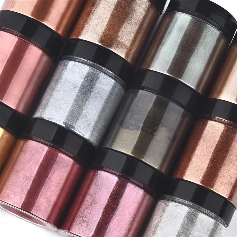 เม็ดสีเงินประกายเมทัลลิก50กรัม - Resin Art Acrylic บทวิจารณ์และราคา