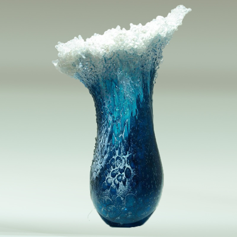 แจกันเรซิ่นลายคลื่น งานฝีมือสไ - Resin Art Ocean บทวิจารณ์และราคา