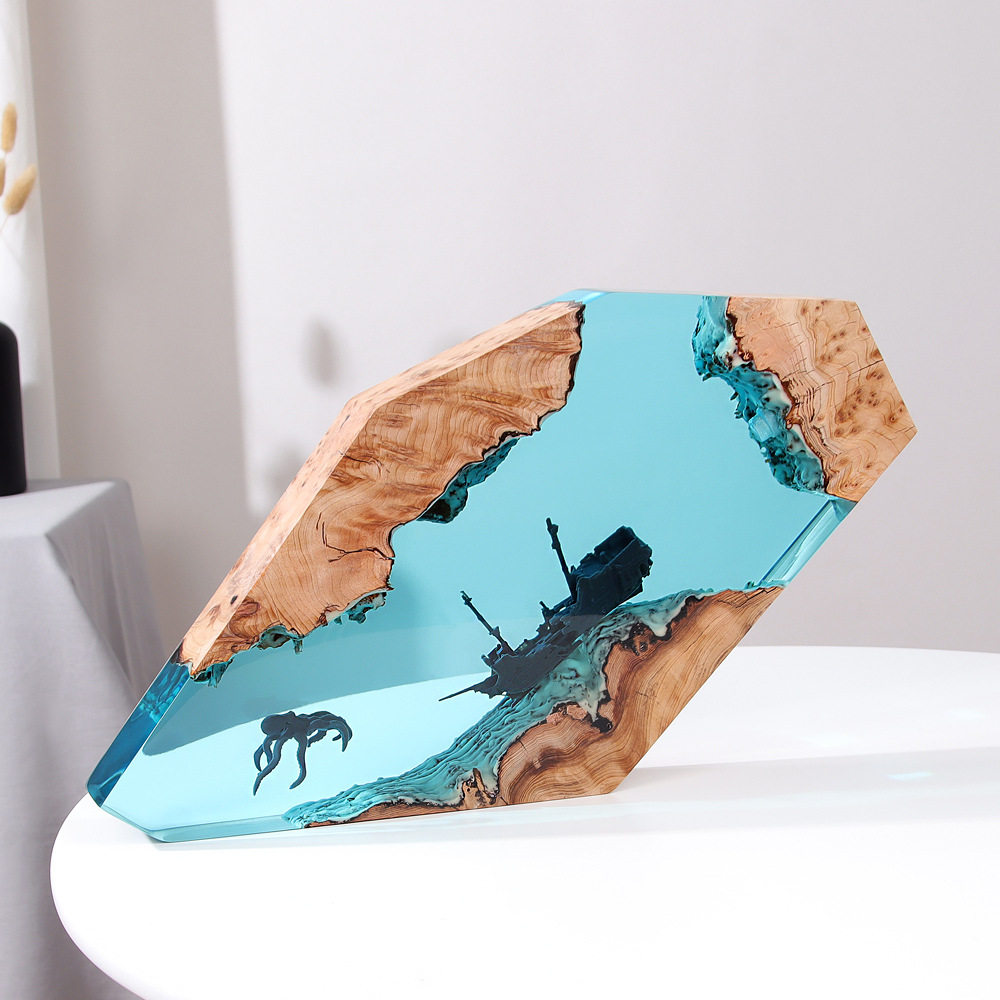 งานศิลปะตั้งโต๊ะรูปกวางนางฟ้าใ - Resin Art Resin บทวิจารณ์และราคา