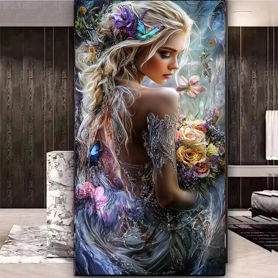 ชุดภาพวาดเพชร DIY ลายดอกไม้แฟน - Resin Art For Beginner บทวิจารณ์และราคา